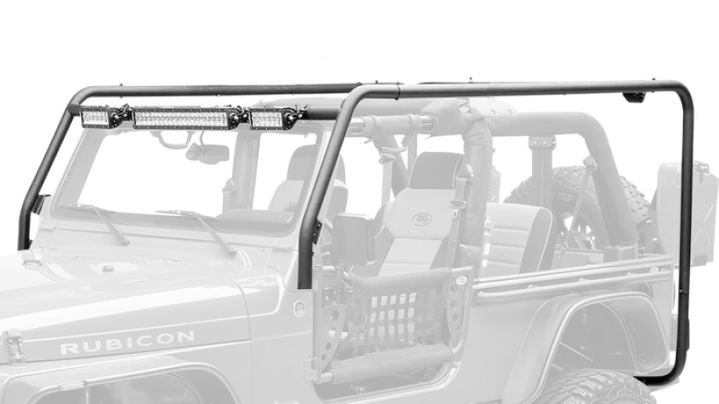 Body Armor 4X4 07-18 Jeep Wrangler Jk 4Dr Roof Rack Frame Crossbars/Rails 1