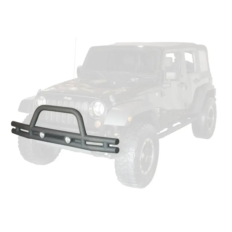Rugged Ridge 3In Double Tube Front Bumper 07-18 Jeep Wrangler 1