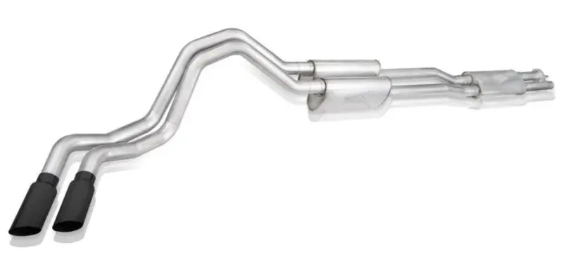 Stainless Works 20-21 Ford F-250/F-350 7.3L 304Ss Redline Catback W/ 4In Matte Black Tips 1