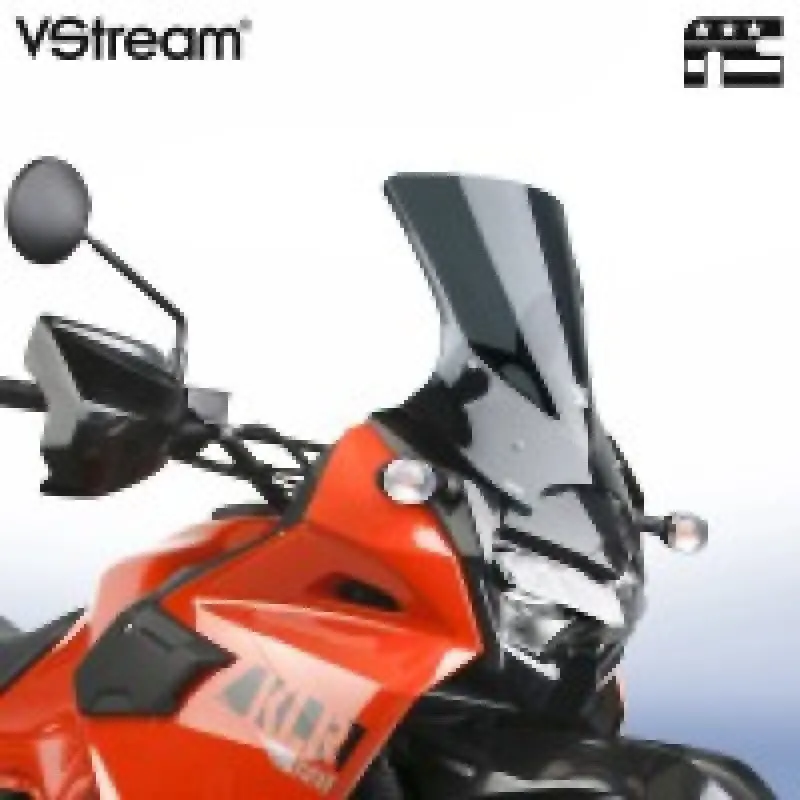 National Cycle 22+ Kawasaki Klr650 V Stream/ Wave Low Windshield-Dark-Tint 1