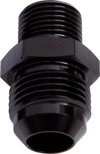 M16×1.5 To -8An Male Flare Adapter Fitting – Black Anodized Metric Conversion (Af733-08Blk) 1