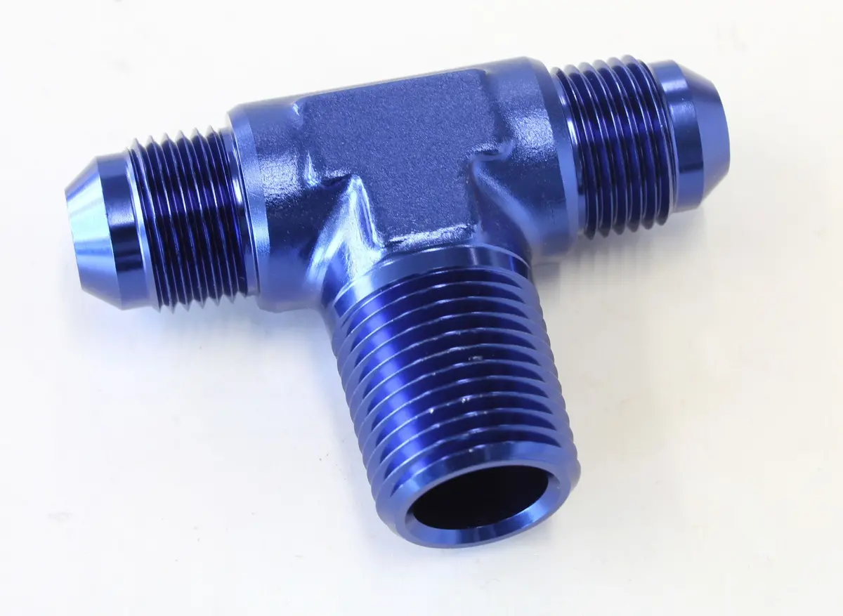 Afr An-To-Npt Adapter Tee – 1/2" Npt X -8 An Branch Fitting Af825-08-08 1