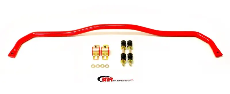 Bmr 67-69 1St Gen F-Body Front Hollow 1.25In Sway Bar Kit W/ Bushings - Red 1