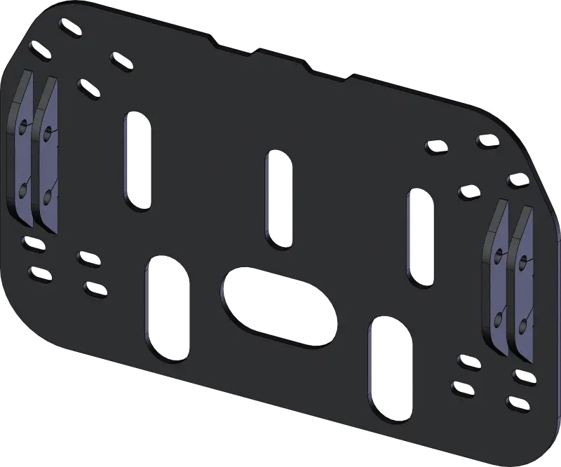 Kfi 22+ Cfmoto Cforce 400/500 -G2/ 18+ Yamaha 450 Kodiak Atv Plow Mount 1