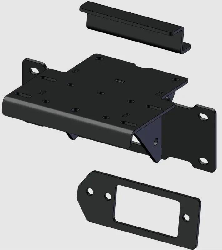 Kfi 24+ Kawasaki Ridge/ Xr Winch Mount 1