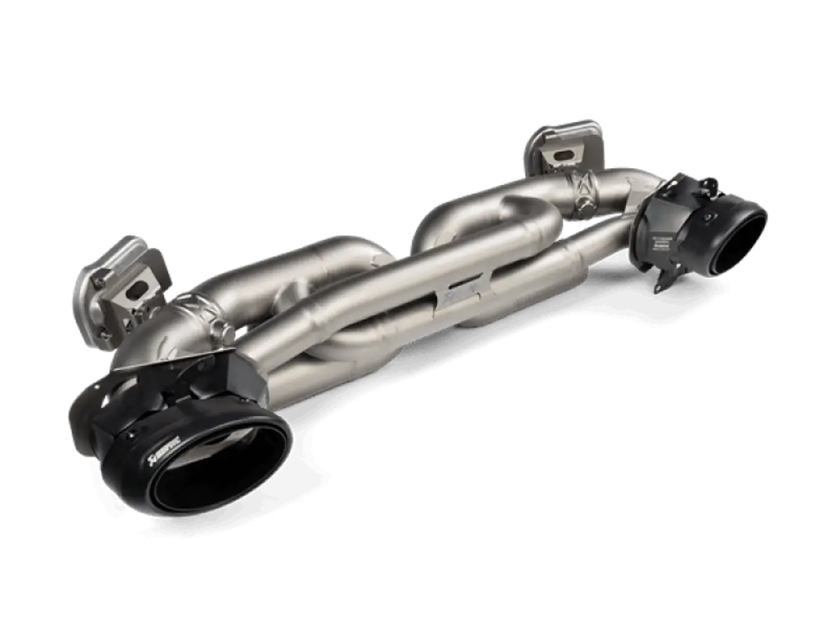 Akrapovic 20-21 Porsche 911 Turbo/Turbo S (992) Slip-On Race Line (Titanium) W/Titanium Tips 1