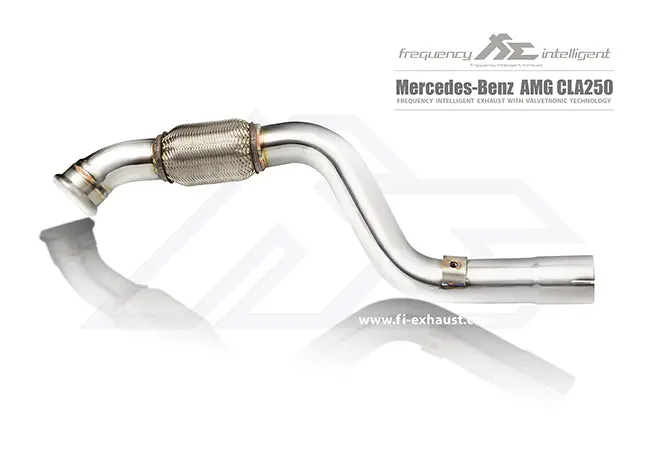 Fi Exhaust Mercedes-Benz Cla250 Front Pipe + Mid Pipe + Valvetronic Mufflers + Dual Tips 4