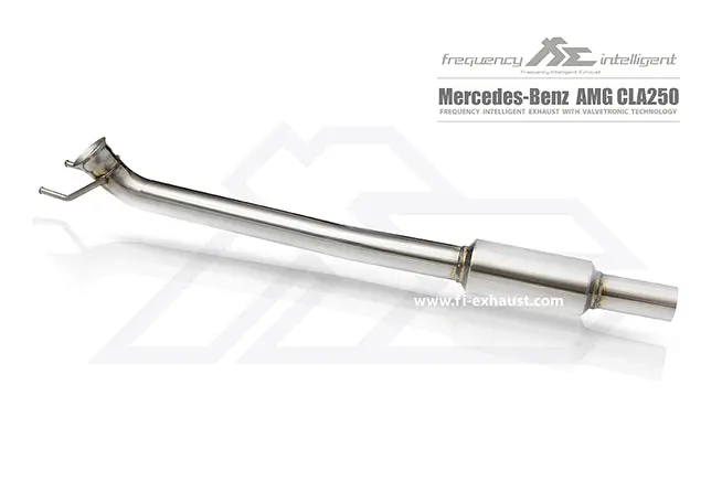 Fi Exhaust Mercedes-Benz Cla250 Front Pipe + Mid Pipe + Valvetronic Mufflers + Dual Tips 5