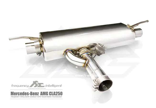 Fi Exhaust Mercedes-Benz Cla250 Front Pipe + Mid Pipe + Valvetronic Mufflers + Dual Tips 7