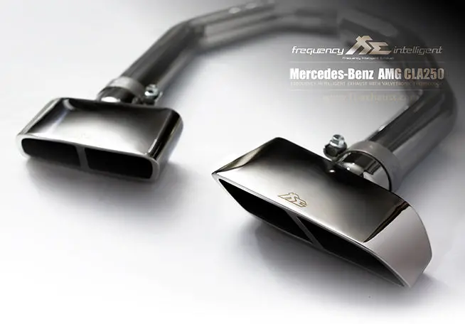 Fi Exhaust Mercedes-Benz Cla250 Front Pipe + Mid Pipe + Valvetronic Mufflers + Dual Tips 8