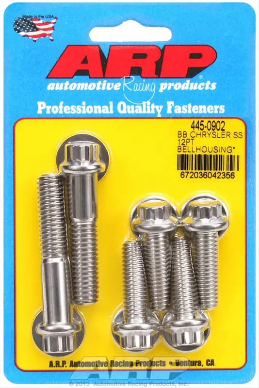 Arp Bellhousing Bolt Kit – Sae Grade 8.8 Fasteners For Transmission Mounting 1