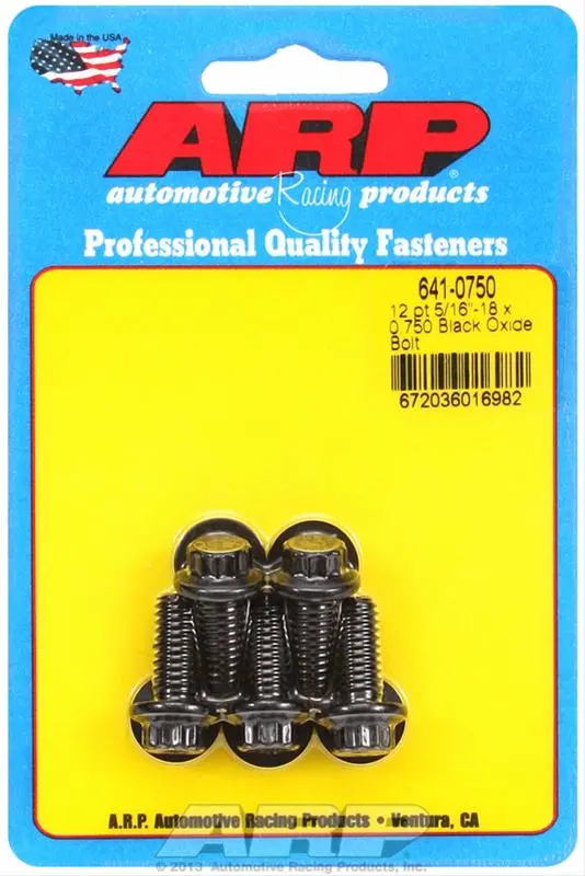 Arp Chromoly Steel Engine Bolts – Grade 8.8, 7/16"-20 X 1/2" (641-0750) 1
