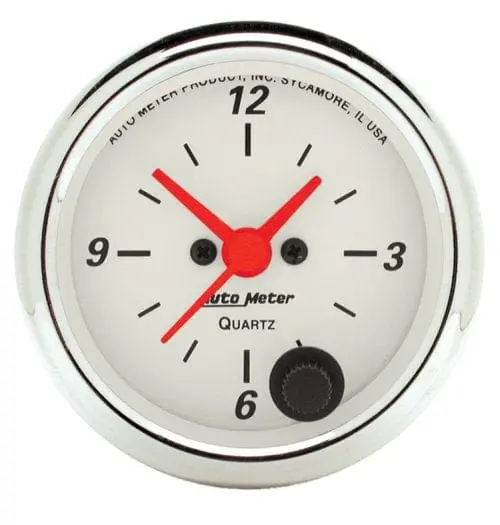 Arctic White Analog Clock With Classic Dial – Au1385 1