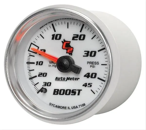 Autometer C2 Series 7108 Analog Gauge – Precision Mechanical Readout 1