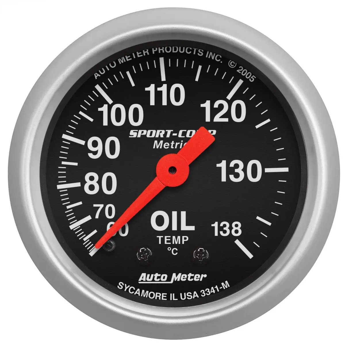 Autometer Sport-Comp 3341-M Analog Gauge – Race-Ready Mechanical Display 1