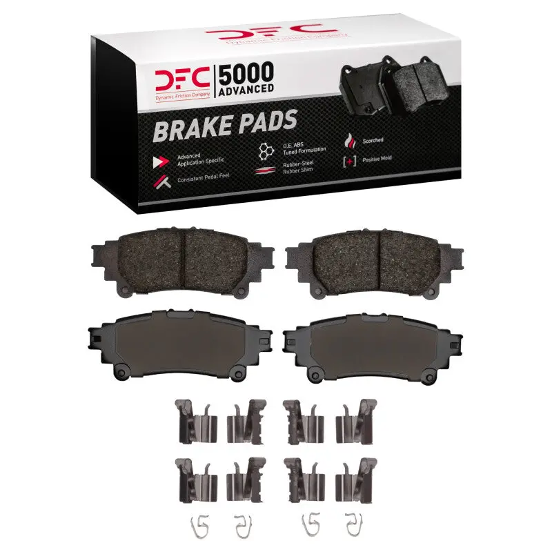 Dfc 10-20 Lexus Rx350 Rear 5000 Advanced Ceramic Brake Pads And Hardware Kit 1