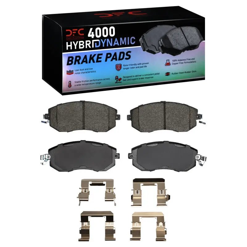 Dfc 13-25 Subaru Brz Front 4000 Hybridynamic Brake Pads And Hardware Kit 1