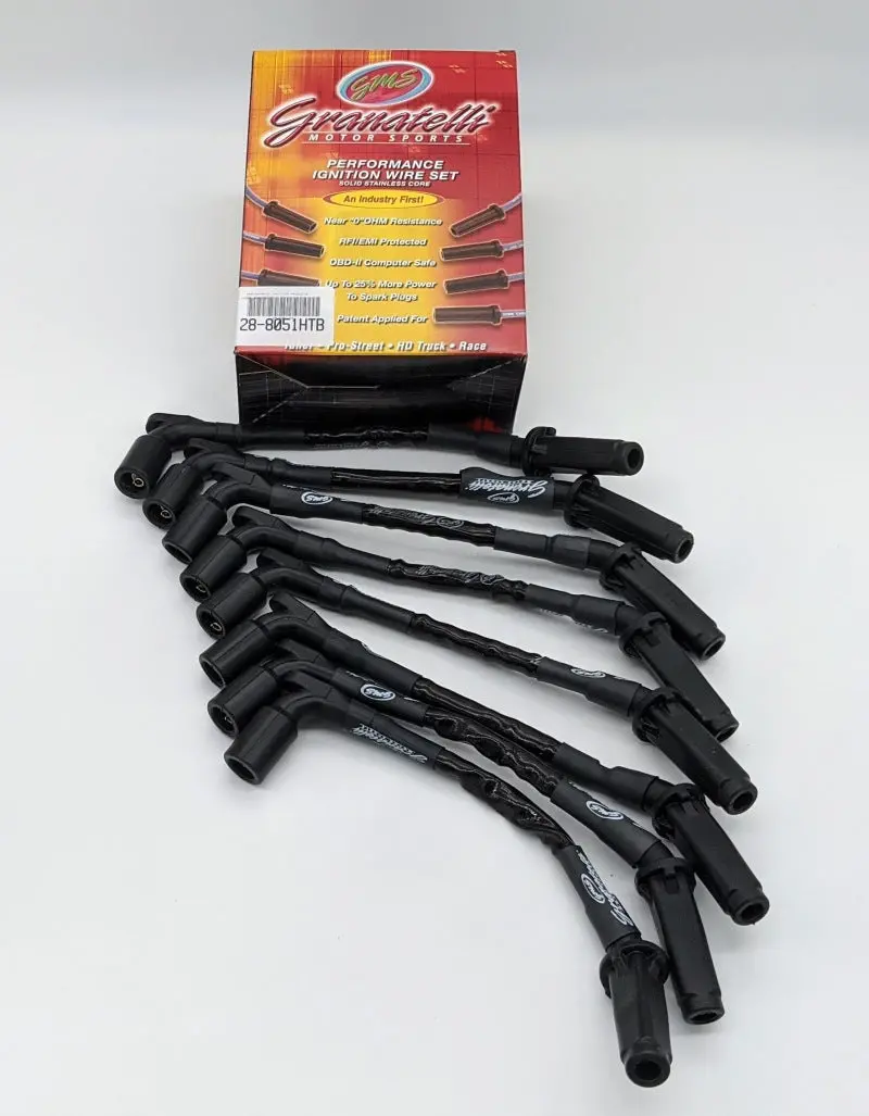 Granatelli 20-23 Gm Lt2 6.2L Hi-Perf Coil-Near-Plug Ignition Wire Connector Kit W/Black Jacket 1