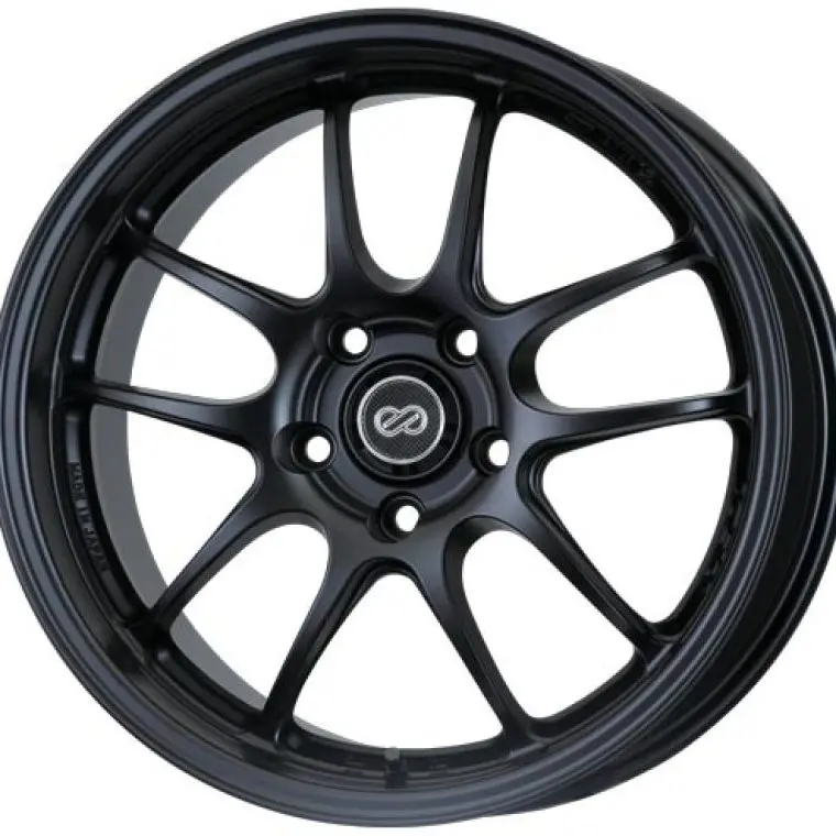 Enkei Pf01 18X10.5 5X114.3 38Mm Offset Matte Black Wheel 1