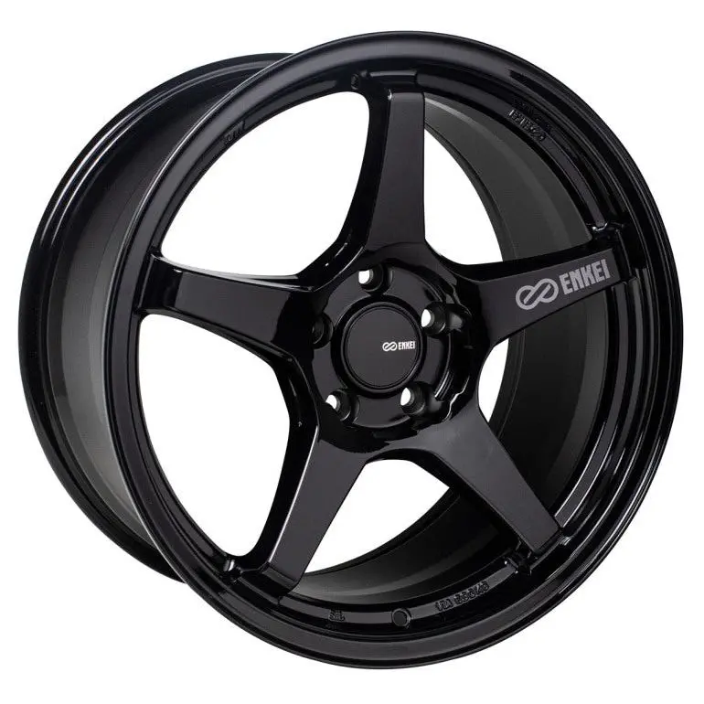 Enkei Ts-5 17X8 5X114.3 40Mm Offset 72.6Mm Bore Gloss Black 1