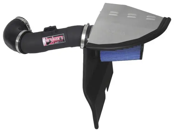 Injen 10 Camaro 3.6L V6 Wrinkle Black Power-Flow Short Ram Air Intake System 1