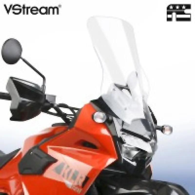 National Cycle 22+ Kawasaki Klr650 V Stream/ Wave Tall Windshield-Clear 1