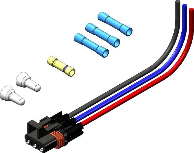 Kfi Polaris Wire 3 Pin Harness 1