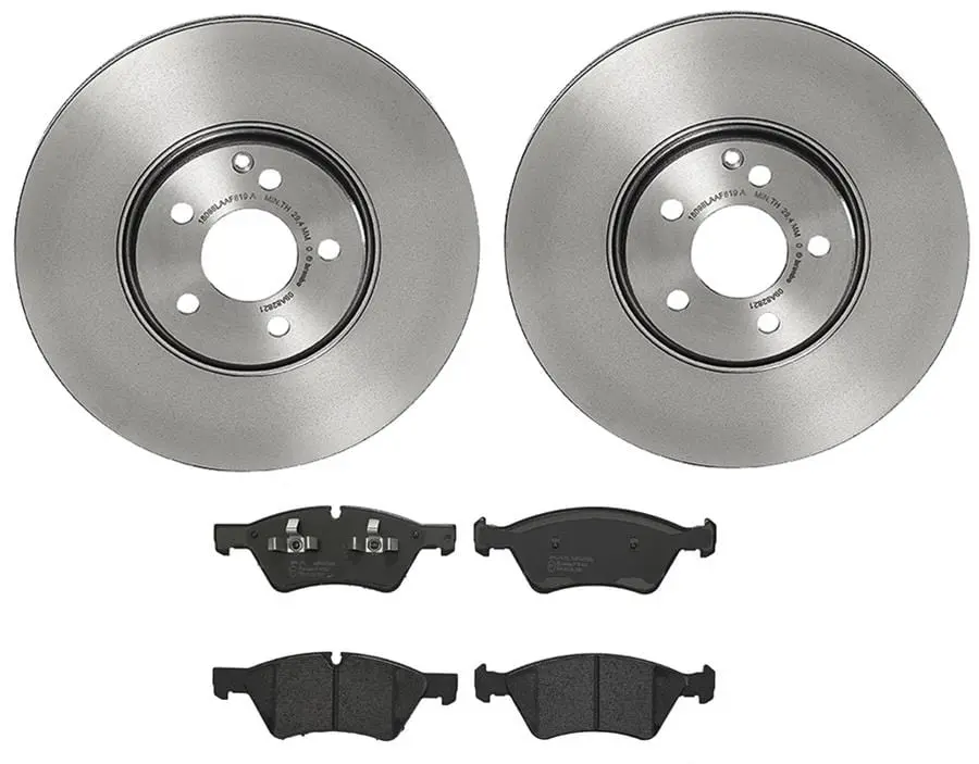 Brembo Complete Front Brake Kit – Pads & Rotors (Kt04088) 1