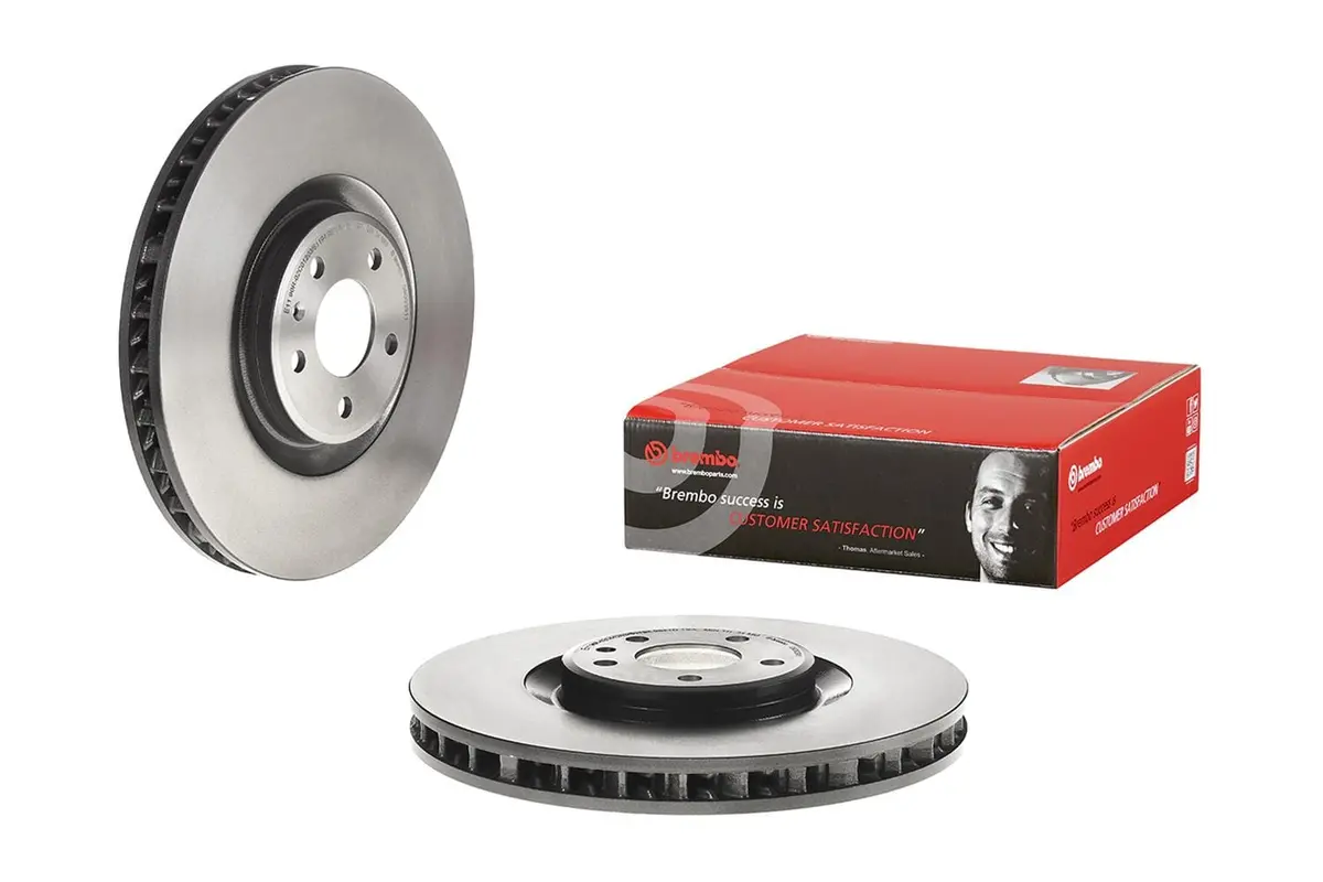 Brembo 09D93911 Uv-Coated Premium Brake Rotors For Enhanced Durability 1