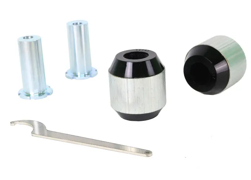 Whiteline 18-23 Kia Stinger Front Control Arm Lower Bushing Kit Double Offset 1