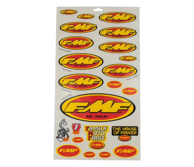 Fmf Racing Assorted Sticker Sheet 1