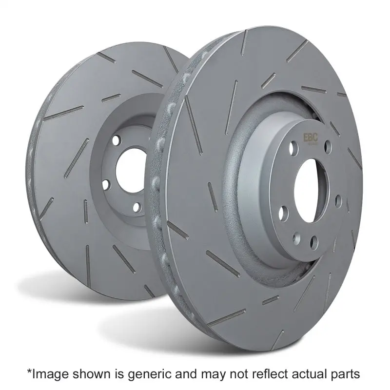 Ebc 2021+ Porsche Macan 2.0T (W/350Mm Front Rotors) Rear Usr Slotted Rotors 1