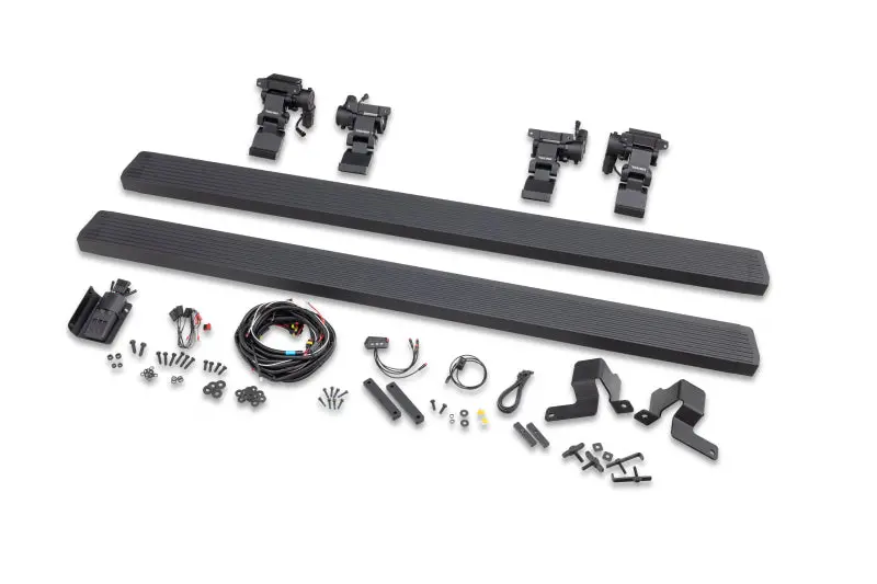 Realtruck 20-24 Jeep Gladiator Cc 4Dr Voltstep Electric Running Board Kit (Cut/Drill Req.) - Tex Blk 2