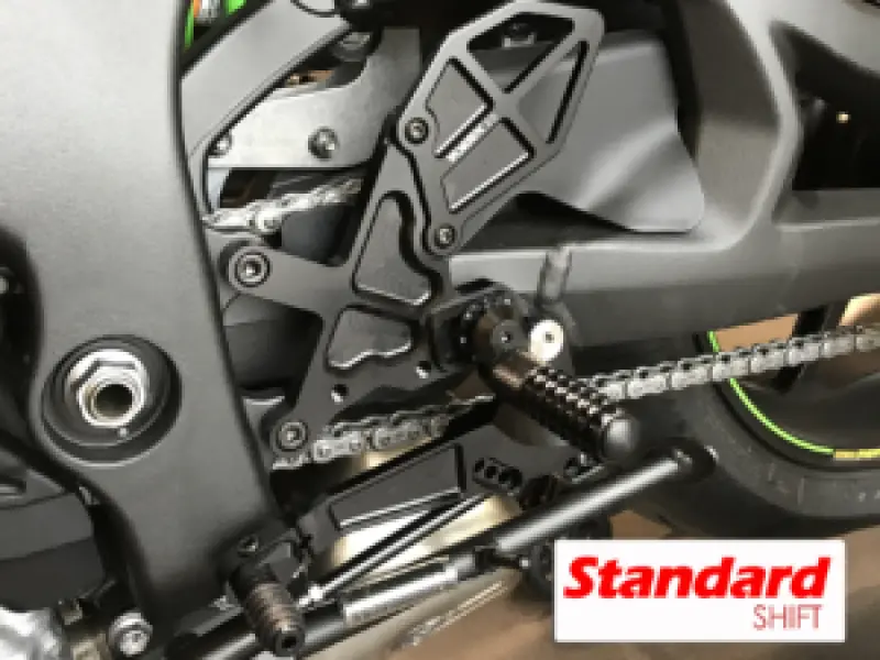Vortex Racing 21-24 Kawasaki Xz-10R Ninja Zx1000 Rear Set- Black 1