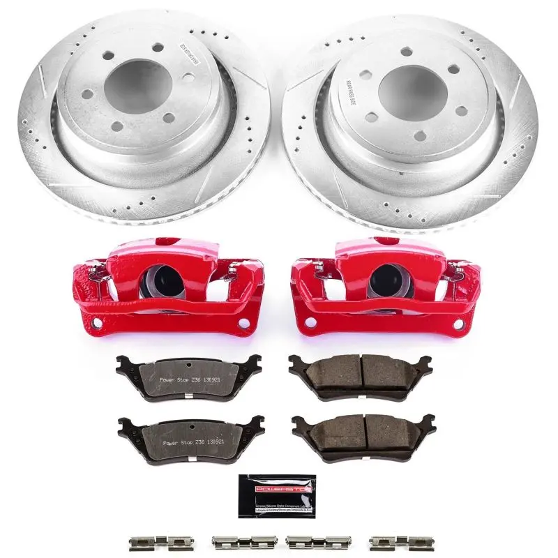 Power Stop 12-18 Ford F-150 Rear Z36 Truck&Tow Kit W/Cals 1