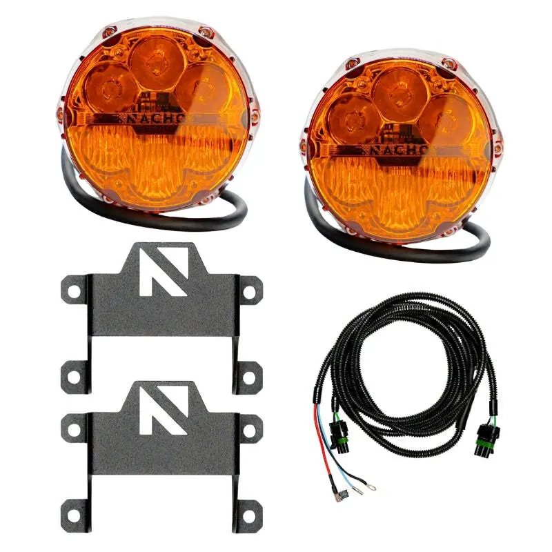Nacho Lighting Ford Bronco Nacho Sae Only Plug N Play Fog Light Kit - Amber 1