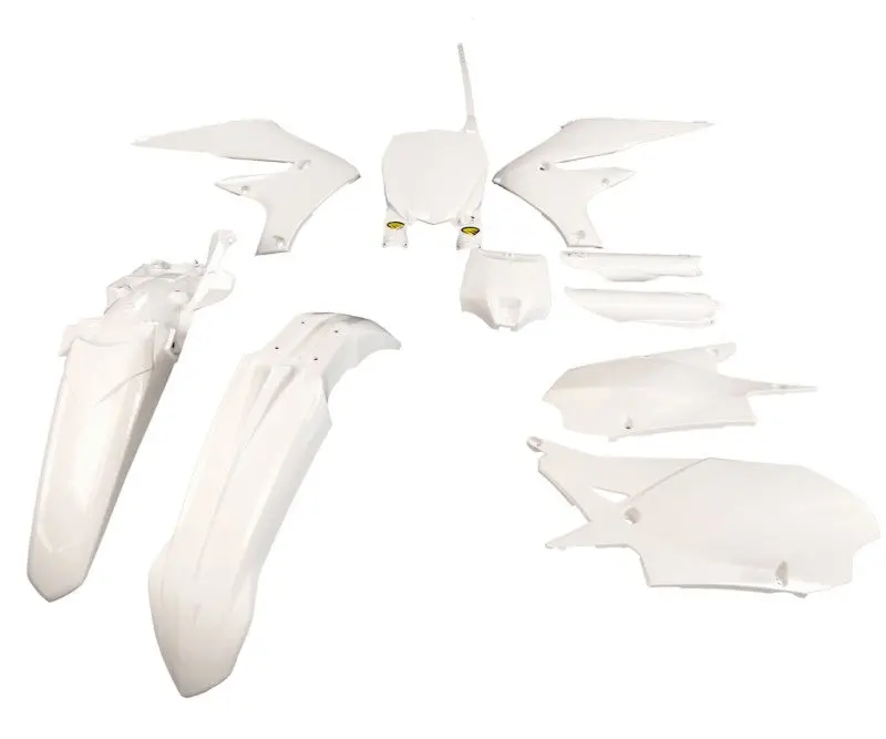Cycra 18+ Yamaha Yz250f-450F/Fx Powerflow Body Kit - White 1