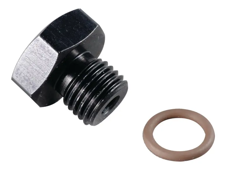 Fragola -6An Port Plug 9/16-18 - Black 1