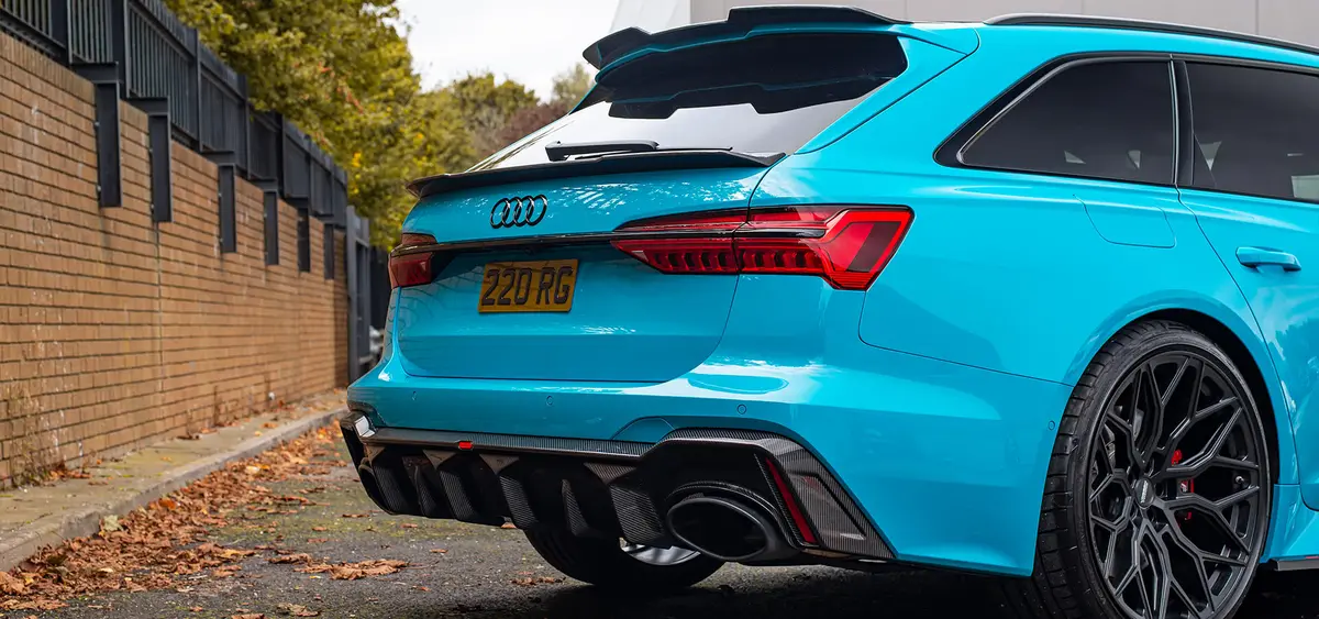 Urban Automotive Rs6 C8 Visual Carbon Fibre Rear Lip Spoiler - Lower 1