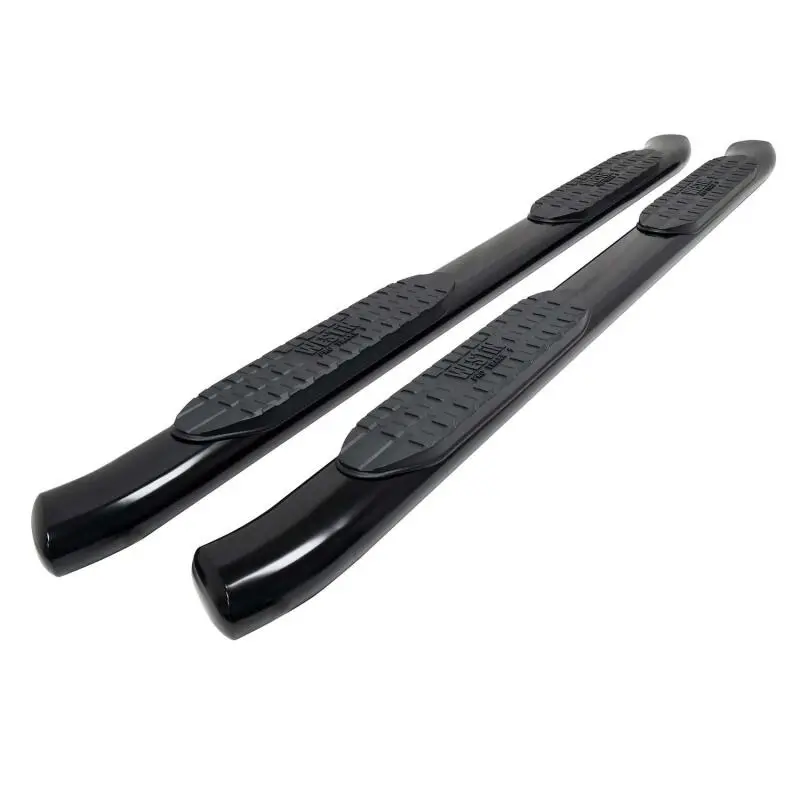 Westin 24-26 Toyota Tacoma Double Cab Pro Traxx 5 Oval Nerf Step Bars - Black 1