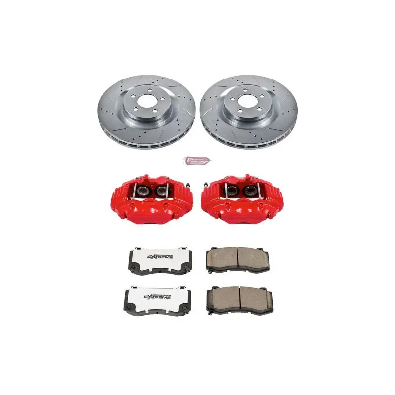 Power Stop 06-08 Dodge Magnum Front Z26 Street Kit W/Cals 1