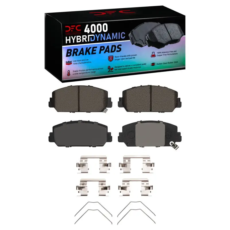 Dfc 13-22 Acura Rdx Front 4000 Hybridynamic Brake Pads And Hardware Kit 1