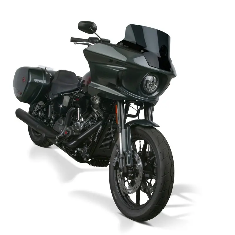 National Cycle 22+ Harley-Davidson Lowrider St V-Stream Quantum Plus Short Windshield- Dk. Tint 1