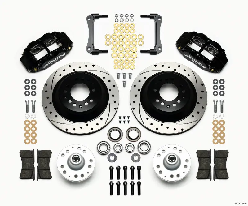 Wilwood Narrow Superlite 6R Front Hub & 1Pc Rtr Kit 12.88In Drilled 79-81 Camaro 1