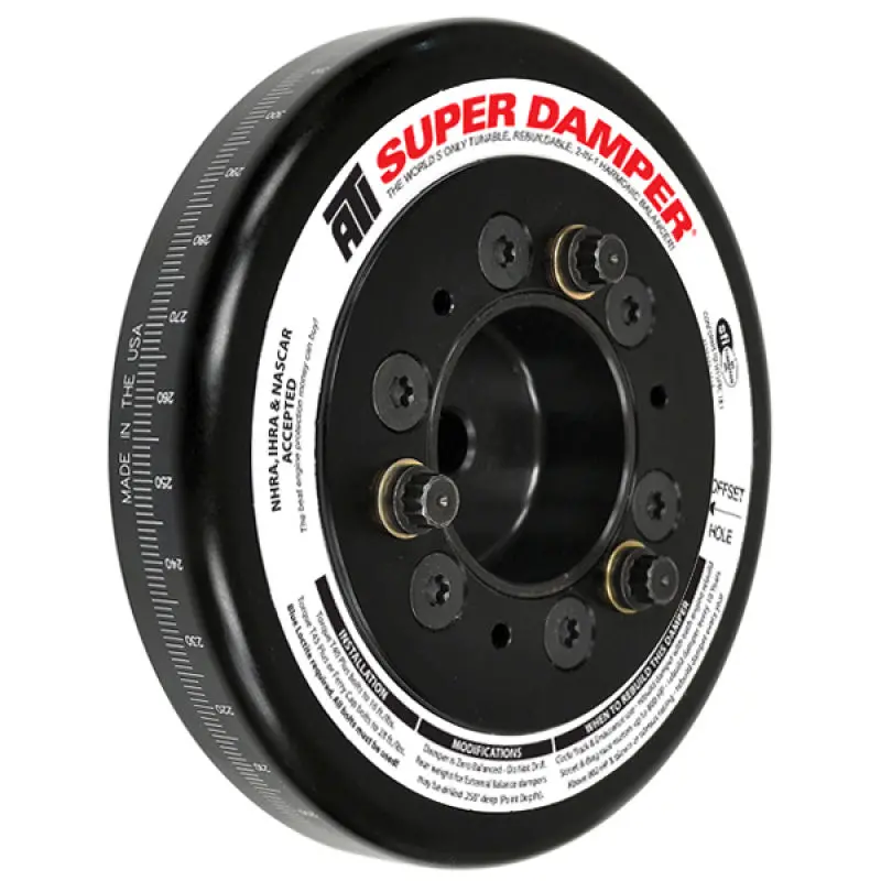 Ati Damper - 7.074In - Alum - 6 Grv - Scion/Subaru/Toyota - 4U-Gse - Fa20 2.0L - 10 Percent Ud 1