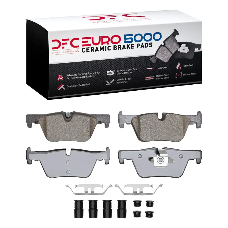Dfc 12-21 Bmw 328I Rear Euro 5000 Ceramic Brake Pads And Hardware Kit 1