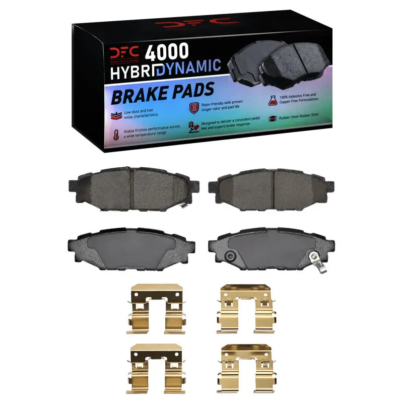 Dfc 12-21 Subaru Wrx Rear 4000 Hybridynamic Brake Pads And Hardware Kit 1