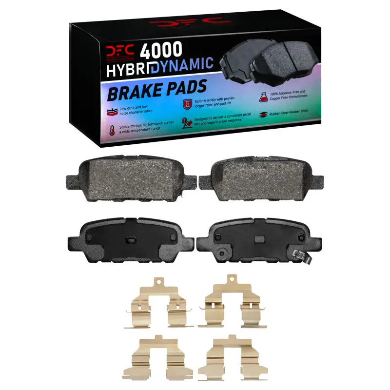 Dfc 02-25 Nissan Altima Rear 4000 Hybridynamic Brake Pads And Hardware Kit 1