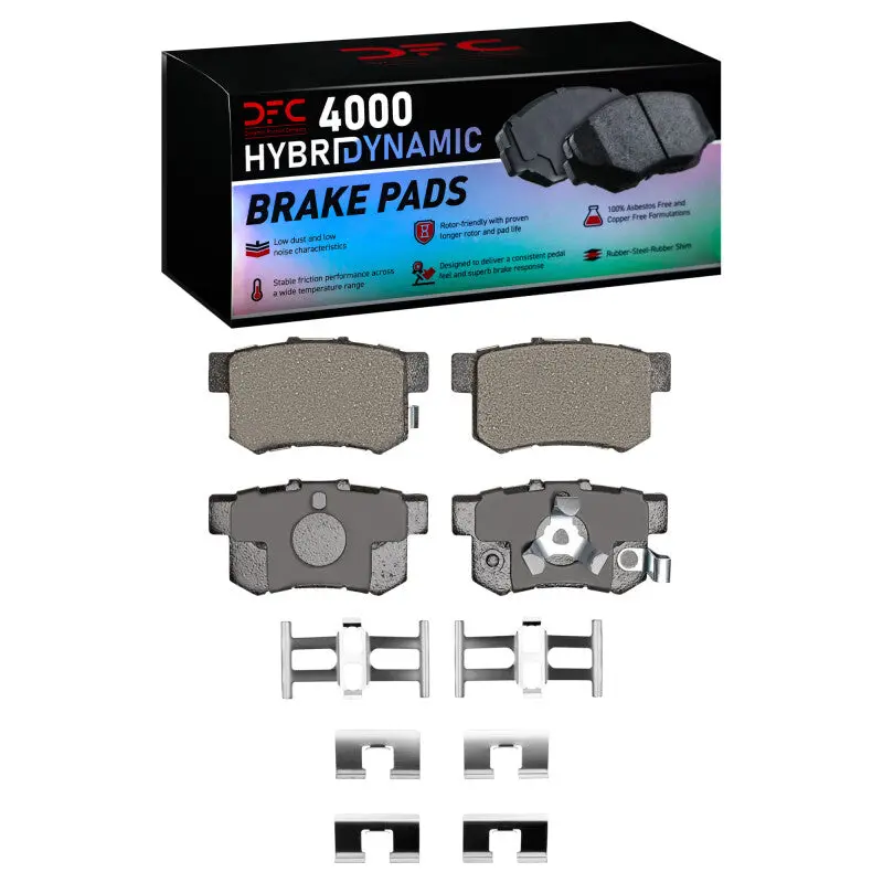 Dfc 05-18 Acura Rdx Rear 4000 Hybridynamic Brake Pads And Hardware Kit 1