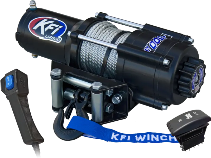 Kfi Winch 4500 Utv W/Dash Switch 1